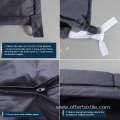 SGS audited OEM factory Navy color embroidery fleece blanket with zipper